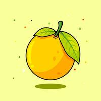 laranja suco fresco e saudável melhor Vitamina c. vetor ilustração Projeto.