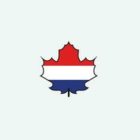 Holanda bandeira ícone vetor