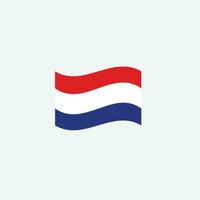 Holanda bandeira ícone vetor