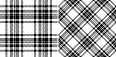 tecido Verifica têxtil do padronizar xadrez textura com uma tartan fundo vetor desatado.