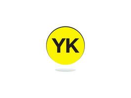 alfabeto carta yk ky o negócio logotipo, criativo yk logotipo ícone Projeto vetor