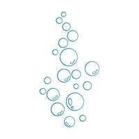 ilustração vetorial de bolha de água vetor