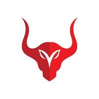 Taurus logo template vector icon ilustração design