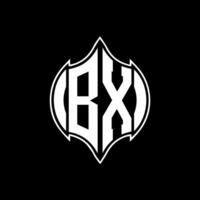 bx carta logotipo. bx criativo monograma iniciais carta logotipo conceito. bx único moderno plano abstrato vetor carta logotipo Projeto.