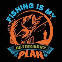 pescaria citar impressionante camiseta gráfico Projeto vetor