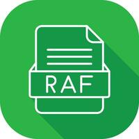 raf Arquivo formato vetor ícone