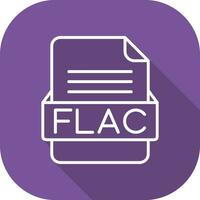 flac Arquivo formato vetor ícone