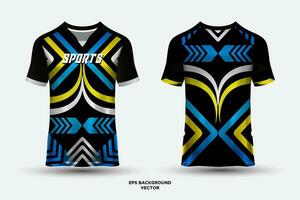 t camisa Esportes jérsei Projeto vetor adequado para corrida, futebol, jogos, motocross, jogos, ciclismo