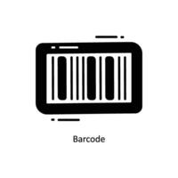 código de barras rabisco ícone Projeto ilustração. comércio eletrônico e compras símbolo em branco fundo eps 10 Arquivo vetor