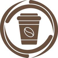 ícone de vetor de café