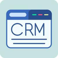 ícone do vetor crm