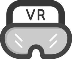 virtual óculos vetor ícone