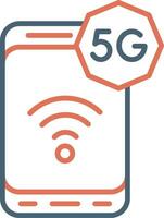 ícone de vetor 5g