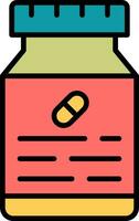 ícone de vetor de pílula