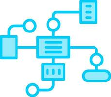 ícone de vetor de fluxo