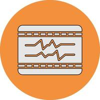 ecg vetor ícone