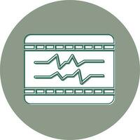 ecg vetor ícone