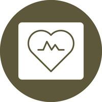 ícone do vetor de frequência cardíaca