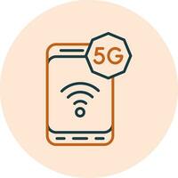 ícone de vetor 5g