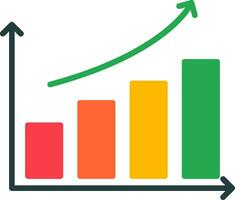 ícone de vetor de crescimento