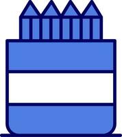 ícone de vetor de porta-lápis