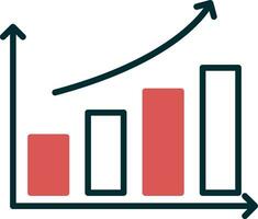 ícone de vetor de crescimento
