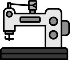 ícone de vetor de máquina de costura