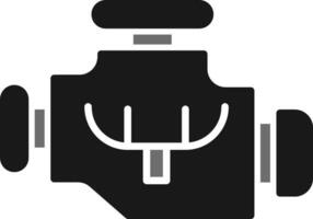 ícone de vetor de motor de carro