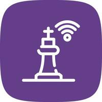 inteligente xadrez criativo ícone Projeto vetor