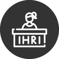 hr criativo ícone Projeto vetor