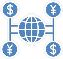 mundo financeiro vetor ícone