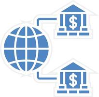 ícone de vetor de internet banking
