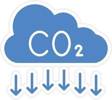 co2 poluição vetor ícone