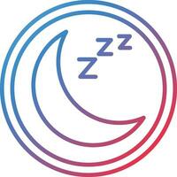 natural dormir cronograma vetor ícone