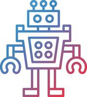 humanóide robô vetor ícone