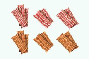 grande bacon conjunto vetor