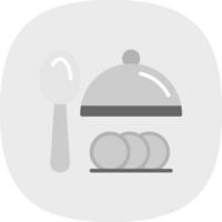 design de ícone de vetor de jantar