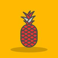 design de ícone de vetor de abacaxi