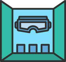 virtual realidade quarto vetor ícone Projeto