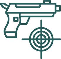 design de ícone de vetor de jogo de tiro