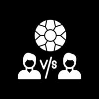 jogador versus jogador vetor ícone Projeto
