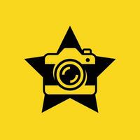moderno Estrela Câmera fotografia logotipo vetor