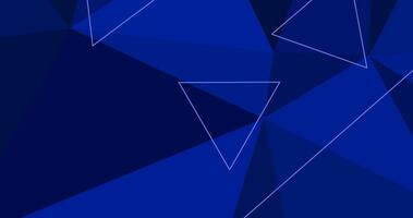 abstrato moderno azul fundo com triângulos vetor
