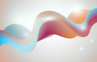 abstrato colorida fundo com linha ondas vetor