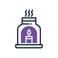 aromaterapia dual tom ícone. vetor ícone para seu local na rede Internet, móvel, apresentação, e logotipo Projeto.