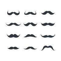 imagens do logotipo do bigode vetor