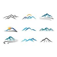imagens do logotipo da montanha vetor