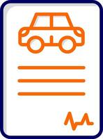 ícone de vetor de carteira de motorista