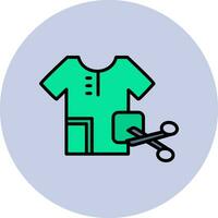 ícone de vetor de camiseta