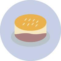 ícone de vetor de cheesecake